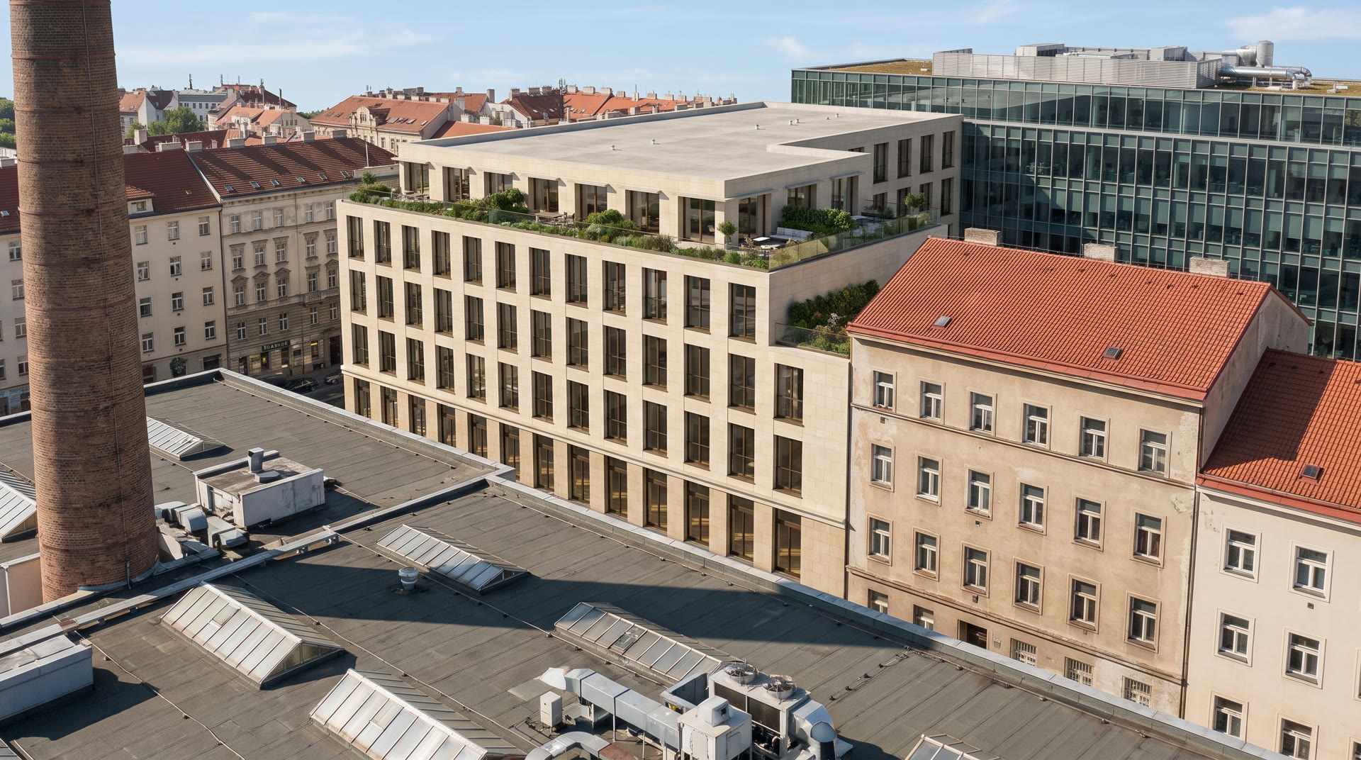 Vizualizace z ulice Pivovarská